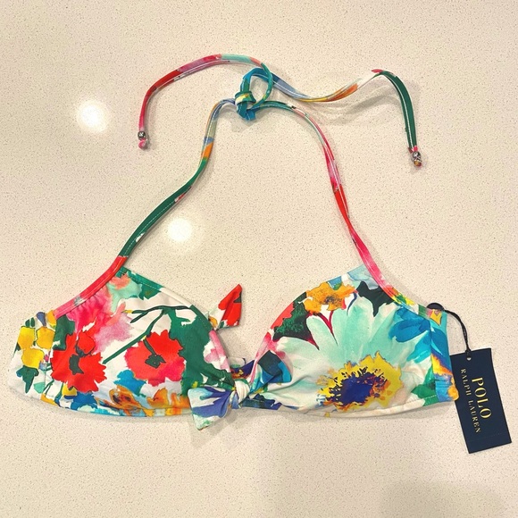 Polo Ralph Lauren Swim Floral Bikini Set NWT - Picture 2 of 8